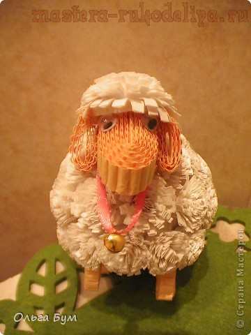 Мастер-класс по квиллингу: Пасхальная овечка-шкатулка