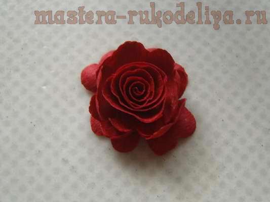 Мастер-класс по квиллингу: Розы из креповой бумаги. Вариант 211