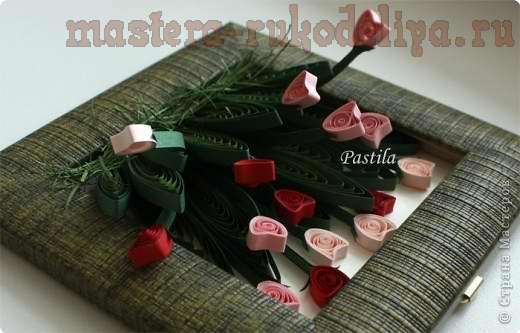 Мастер-класс по квиллингу: Тюльпаны с петельчатыми льстьями