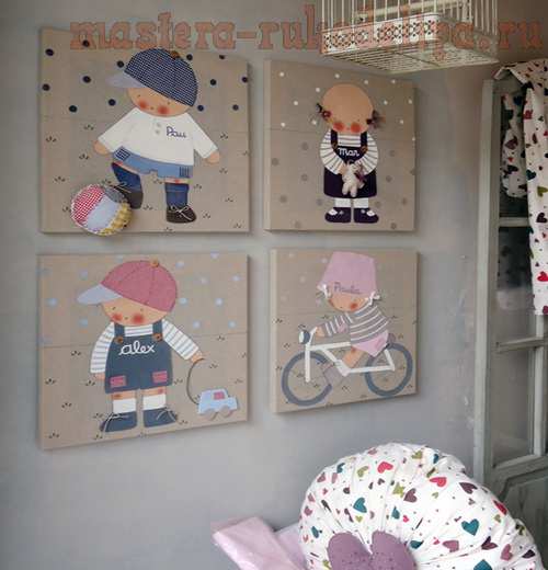 Идеи декора стен в детской комнате