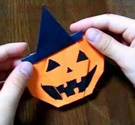 Видео мастер-класс: Оригами на Хэллоуин