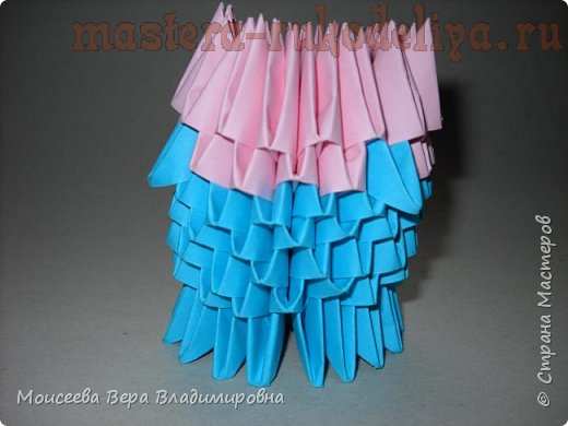 Мастер-класс по модульному оригами: Балерина