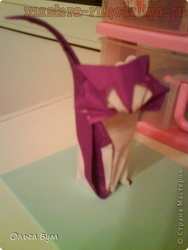 Мастер-класс по оригами: Кошечка