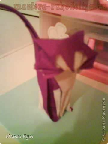 Мастер-класс по оригами: Кошечка