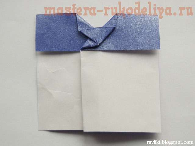 Мастер-класс: Односторонее сердечко оригами