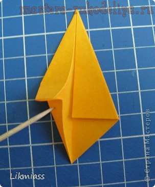 Мастер-класс по оригами: Цветок из модулей кусудамы; Динара.