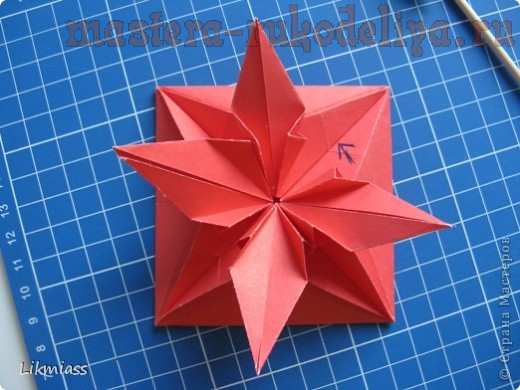 Мастер-класс по оригами: Венок на Рождество