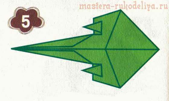 Мастер-класс по оригами: Желтый скат