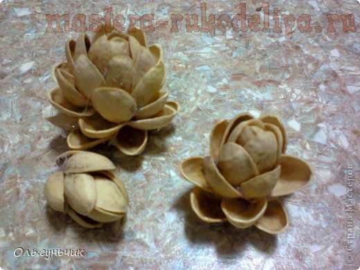 Мастер-класс по филиграни из джута: Шпагатно-фисташковый цветок