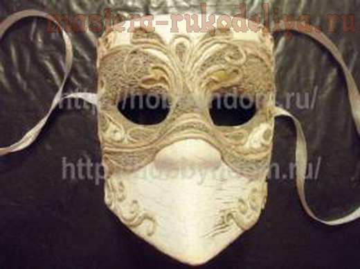 Мастер-класс по папье-маше: Венецианская маска Баута