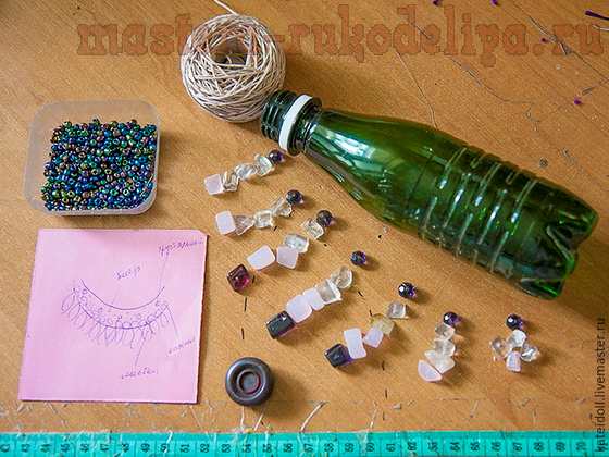 Мастер-класс по поделкам из пластиковых бутылок: Колье из пластиковой бутылки