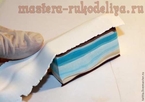 Мастер-класс по лепке из полимерной глины: Частый шеврон с переходом цвета