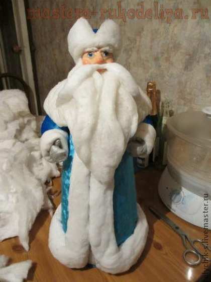 Мастер-класс по лепке из полимерной глины: Дед Мороз из ваты