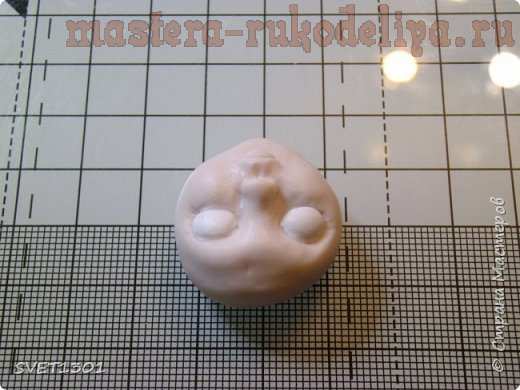 Мастер-класс по лепке из полимерной глины: Голова для ватной игрушки