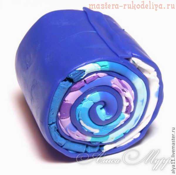 Мастер-класс по лепке из полимерной глины: Кейн Цветная спираль