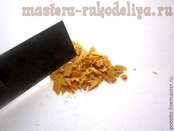 Мастер-класс по лепке из полимерной глины: Конфета с ореховой начинкой