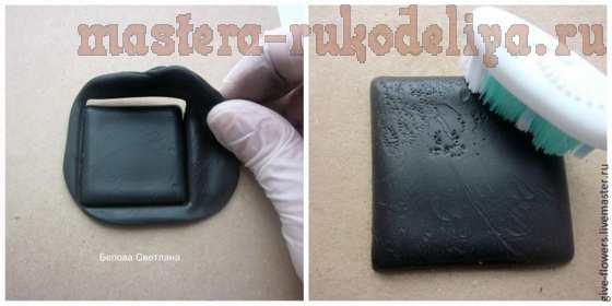 Мастер-класс по лепке из полимерной глины: Кулон с эффектом точечной росписи