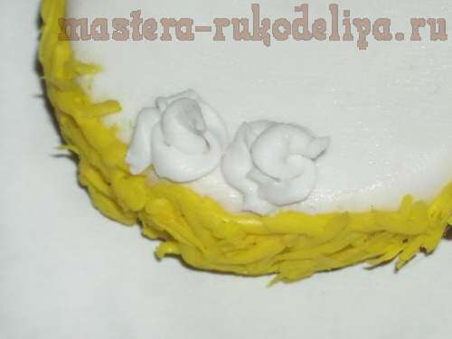 Мастер-класс: Лимонный тортик из полимерного пластика10