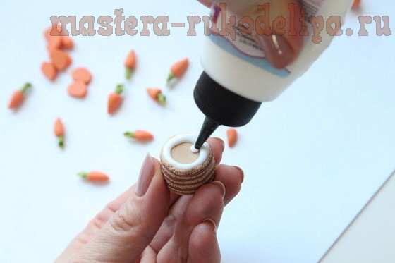 Мастер-класс по лепке из полимерной глины: Ложечка с тортиком для кофемана