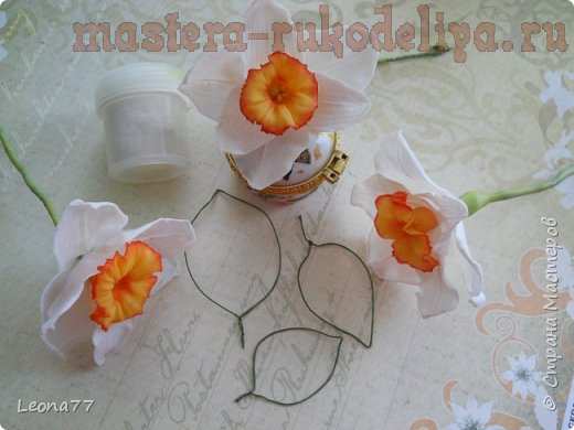 Мастер-класс по лепке из полимерной глины: Орхидея на зажиме