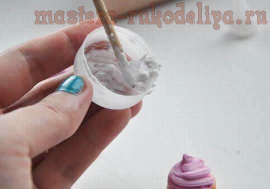 Мастер-класс по лепке из полимерной глины: Кольцо Пирожное