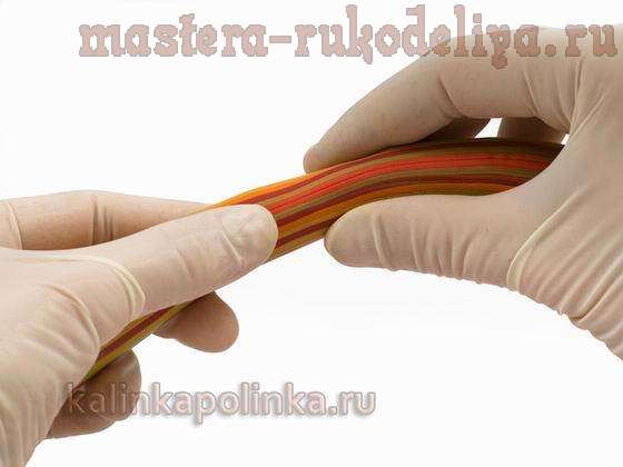 Мастер класс: Полосатые бусины