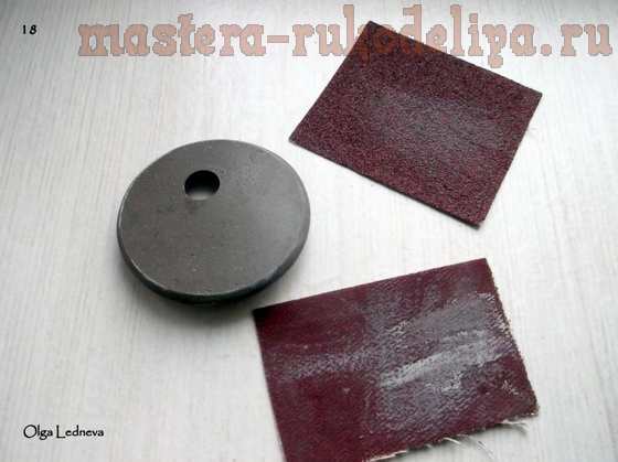 Мастер-класс по лепке из полимерной глины: Полый полосатый кулон