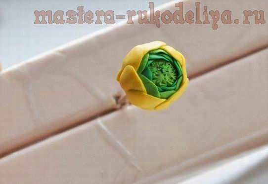Мастер-класс по лепке из полимерной глины: Цветок Ранункулюса 