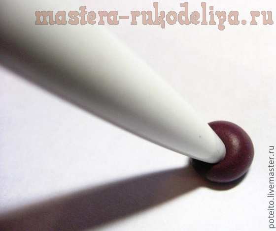 Мастер-класс по лепке из полимерной глины: Ягода черника 
