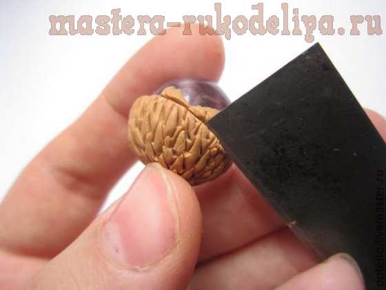 Мастер-класс по лепке из полимерной глины: Желуди