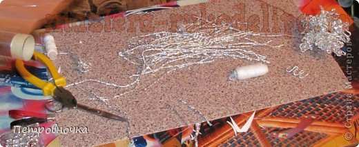 Мастер-класс по плетению из проволоки: Ёлочка из фольги