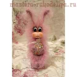 Мастер-класс: Лавандовый зайка из проволоки и пряжи