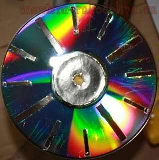 Мастер-класс: Часики из старых дисков
