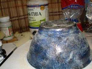Мастер-класс: Декорирование пиалы - Каменная ваза7