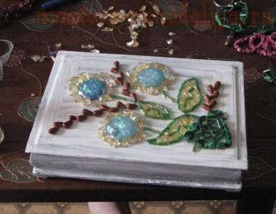 Мастер-класс: Декорирование шкатулки "Каменный цветок"