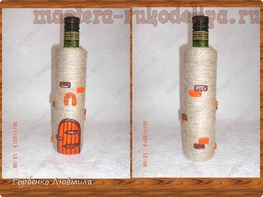 Мастер-класс по декорированию: Мельница из бутылки