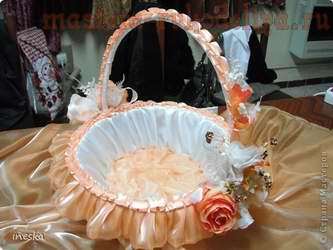 Мастер-класс по декорированию: Свадебная корзинка в стиле шебби-шик