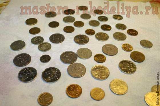 Мастер-класс по декорированию: Делаем старинные монеты