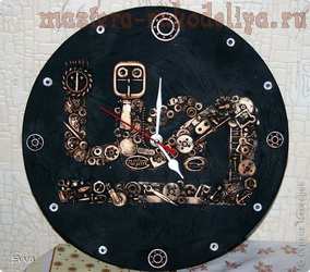 Мастер-класс по декорированию: "Заводские" часы в стиле стимпанк