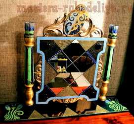 Мастер-класс по декорированию: Зеркало "Египетское барокко"