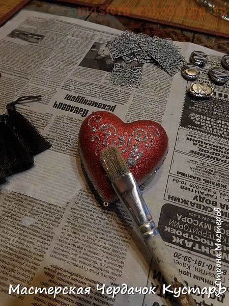 Декорирование своими руками: Елочная игрушка Сердце Нового года
