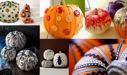 13 идей оригинального и несложного декора на Хэллоуин из тыквы