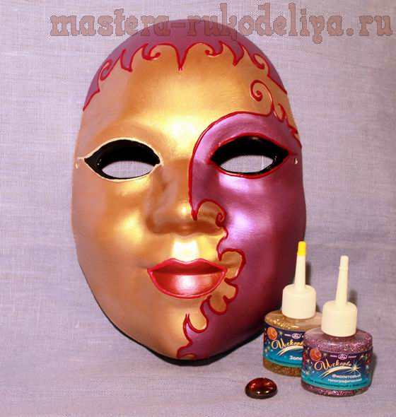 Мастер-класс по росписи: Венецианская маска своими руками