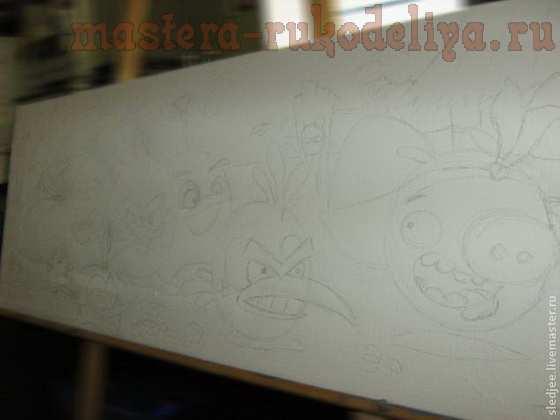 Мастер-класс по рисованию: Angry Birds