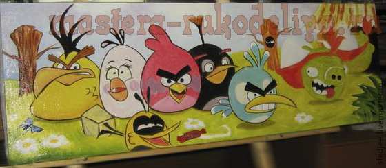 Мастер-класс по рисованию: Angry Birds