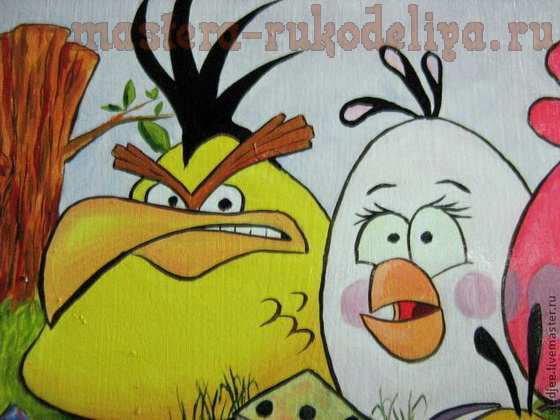 Мастер-класс по рисованию: Angry Birds