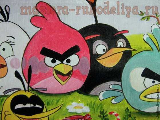 Мастер-класс по рисованию: Angry Birds