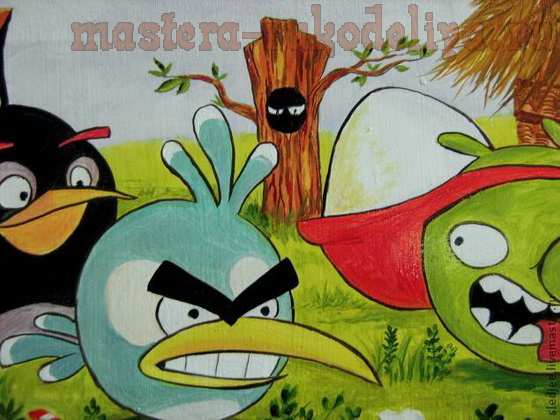 Мастер-класс по рисованию: Angry Birds