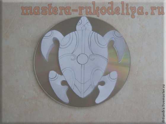 Мастер-класс по витражной росписи: Магнит на диске 