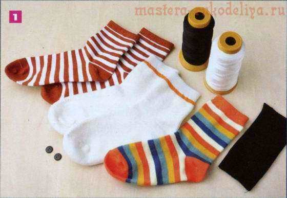 Мастер-класс по шитью игрушек из носков: Барашек Бяшка